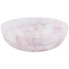 Viadurini Bathroom Steinwaschbecken-Rundes Aufsatzwaschbecken aus rosa Quarz Paloma Design, handgemacht