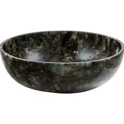 Viadurini Bathroom Steinwaschbecken-Rundes Aufsatzwaschbecken aus Labradorit Peggy Design, handgemacht