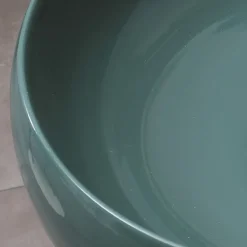 Viadurini Bathroom Farbige Waschbecken|Keramikwaschbecken-Rundes Aufsatzwaschbecken in glänzender Keramikoptik L 49,5 cm - Candito