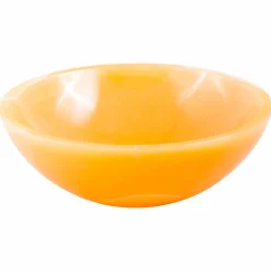 Viadurini Bathroom Steinwaschbecken-Rundes Design-Aufsatzwaschbecken aus orangem Onyx Stein Aris