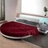 Viadurini Night Design Rundbetten-Rundes Doppelbett mit Ecoleather bezogen, Made in Italy Design - Vesio