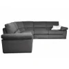 Viadurini Living Moderne Sofas-Rundes 6-Sitzer-Ecksofa aus Stoff Made in Italy - Abudhabi