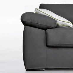 Viadurini Living Moderne Sofas-Rundes 6-Sitzer-Ecksofa aus Stoff Made in Italy - Abudhabi