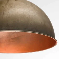 Il Fanale Pendelleuchten Vintage-Rustikale Pendelleuchte aus Messing oder Eisen Ø40 cm Galileo von