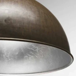 Il Fanale Pendelleuchten Vintage-Rustikale Pendelleuchte aus Messing oder Eisen Ø40 cm Galileo von