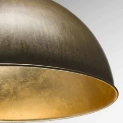 Il Fanale Pendelleuchten Vintage-Rustikale Pendelleuchte aus Messing oder Eisen Ø60 cm Galileo von