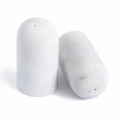 Viadurini Kitchen Küchenzubehör-Salz- und Pfefferbehälter aus Carrara- und Marquinia-Marmor Made in Italy - Xino