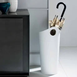 Limac Design Regenschirmständer Design-Schirmständer aus regeneriertem Leder von Pluvia handgefertigt