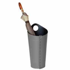 Limac Design Regenschirmständer Design-Schirmständer aus regeneriertem Leder von Pluvia handgefertigt