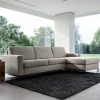 Viadurini Living Moderne Schlafsofas-Schlafsofa mit Halbinsel aus Metall und Polyurethan Made in Italy - Folle