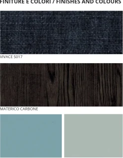 Viadurini Night Design Schlafzimmer Komplett-Schlafzimmer mit 7 Elementen Modern Style Möbel Made in Italy - Polynesien