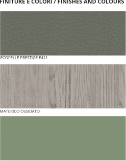 Viadurini Night Design Schlafzimmer Komplett-Schlafzimmer mit 5 modernen Elementen Made in Italy High Quality - Rieti