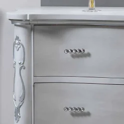 Viadurini Living Kommoden-Schlafzimmerkommode im klassischen Wohnstil aus Massivholz Bone