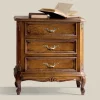 Viadurini Classic Kommoden-Schlafzimmer-Nachttisch aus Walnussholz 3 Schubladen Made in Italy - Richard