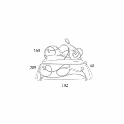 Viadurini Night Design Maßgeschneiderte Möbel|Schmiedeeisen Doppelbetten-Schmiedeeisen Doppelbett Dekoration 160x190 cm Atena Made in Italy