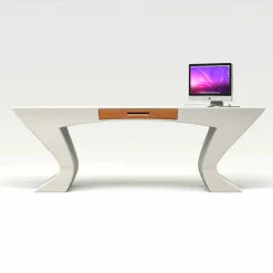 Viadurini Design Design Schreibtische-Schreibtisch Büro in modernem Design Nefertiti Made in Italy