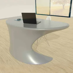 Viadurini Design Design Schreibtische-Schreibtisch Büro modern weiß blau oder grau