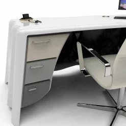 Viadurini Design Design Schreibtische-Schreibtisch modern für das Büro Fabric Made in Italy