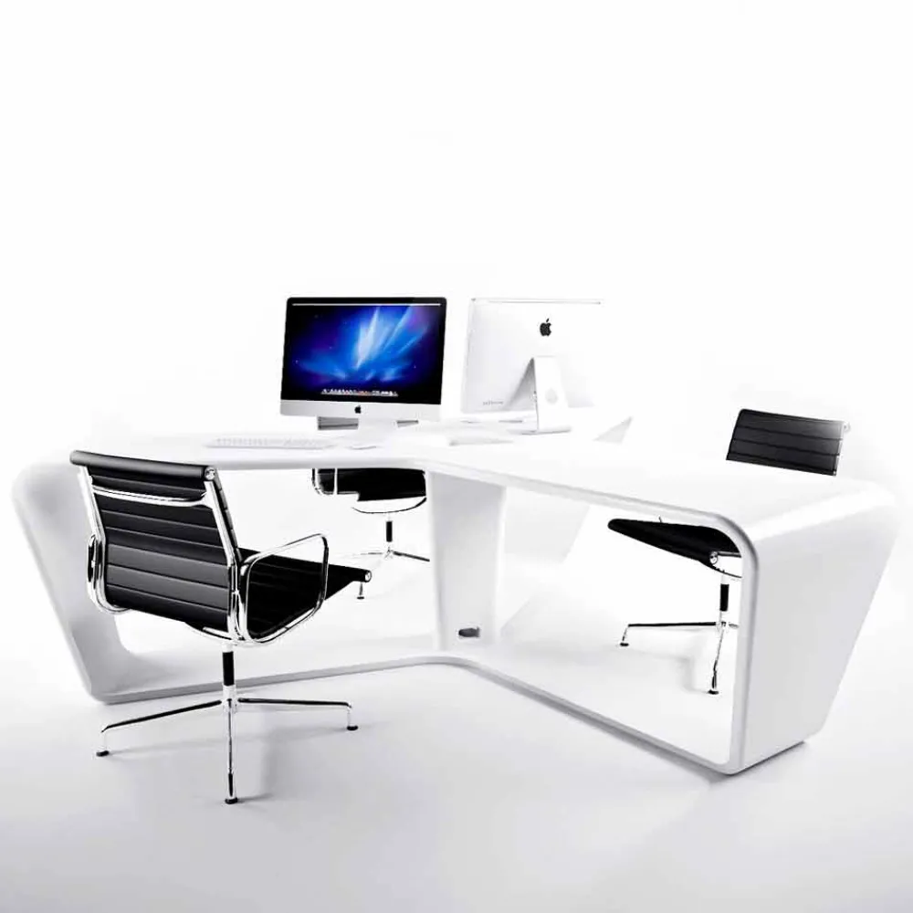 Viadurini Design Design Schreibtische-Schreibtisch multi-seat Büro in modernem Design Ta3le