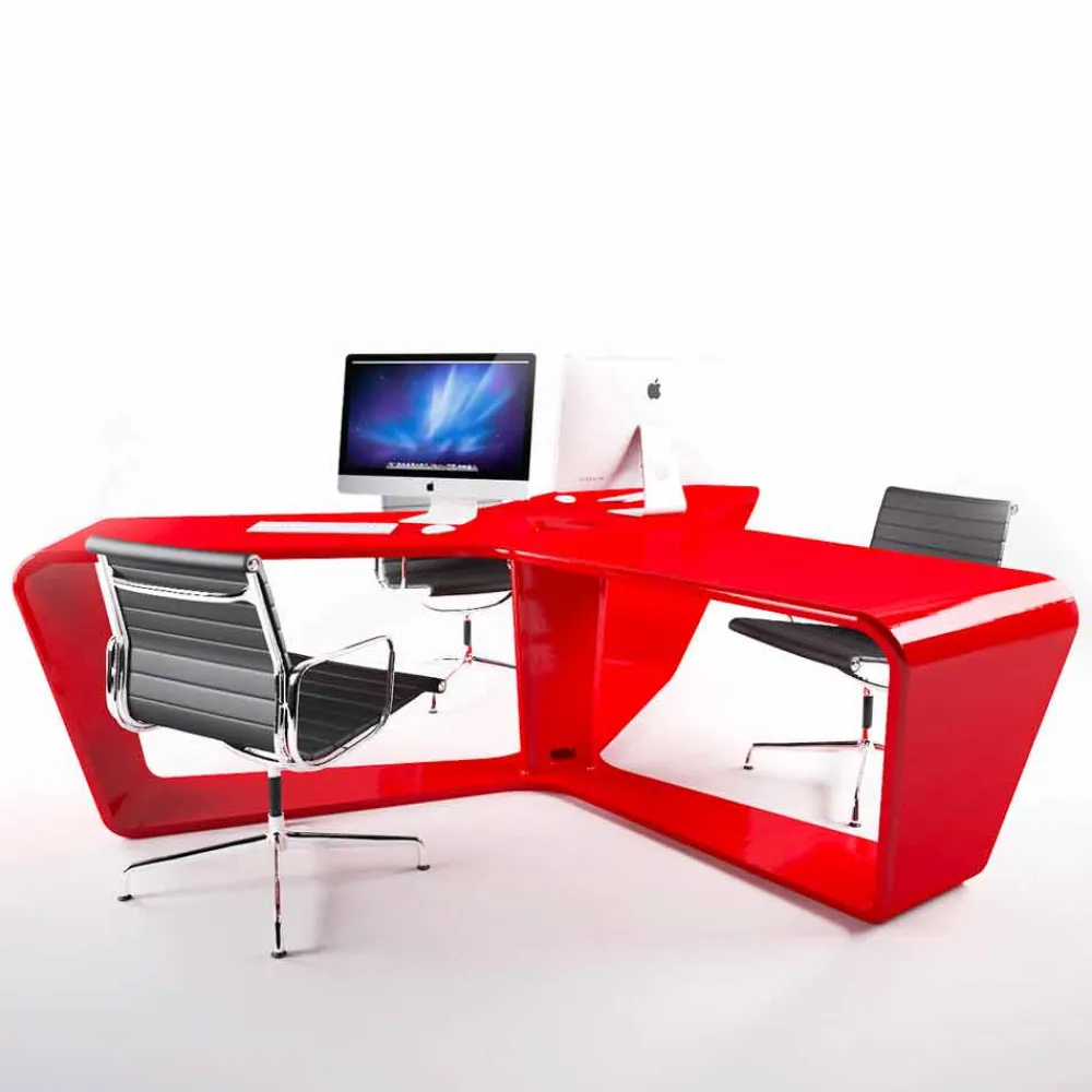 Viadurini Design Design Schreibtische-Schreibtisch multi-seat Büro in modernem Design Ta3le