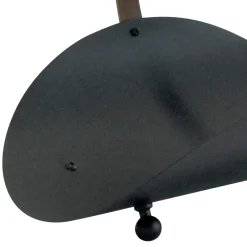 Viadurini Fire Design Kaminholzständer Aus Eisen Und Stahl-Schwarzer Holzhalter aus Metall mit Ledergriff, hergestellt in Italien – Antilope