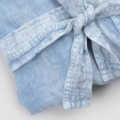 Viadurini Textile Bademäntel-Schwerer Luxus-Bademantel aus Leinen mit Kapuze, Made in Italy Design - Palace