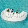 Trona Gartenideen-Schwimmende Poolbar mit 17 Trinkbecher und Eiswürfelbehälter