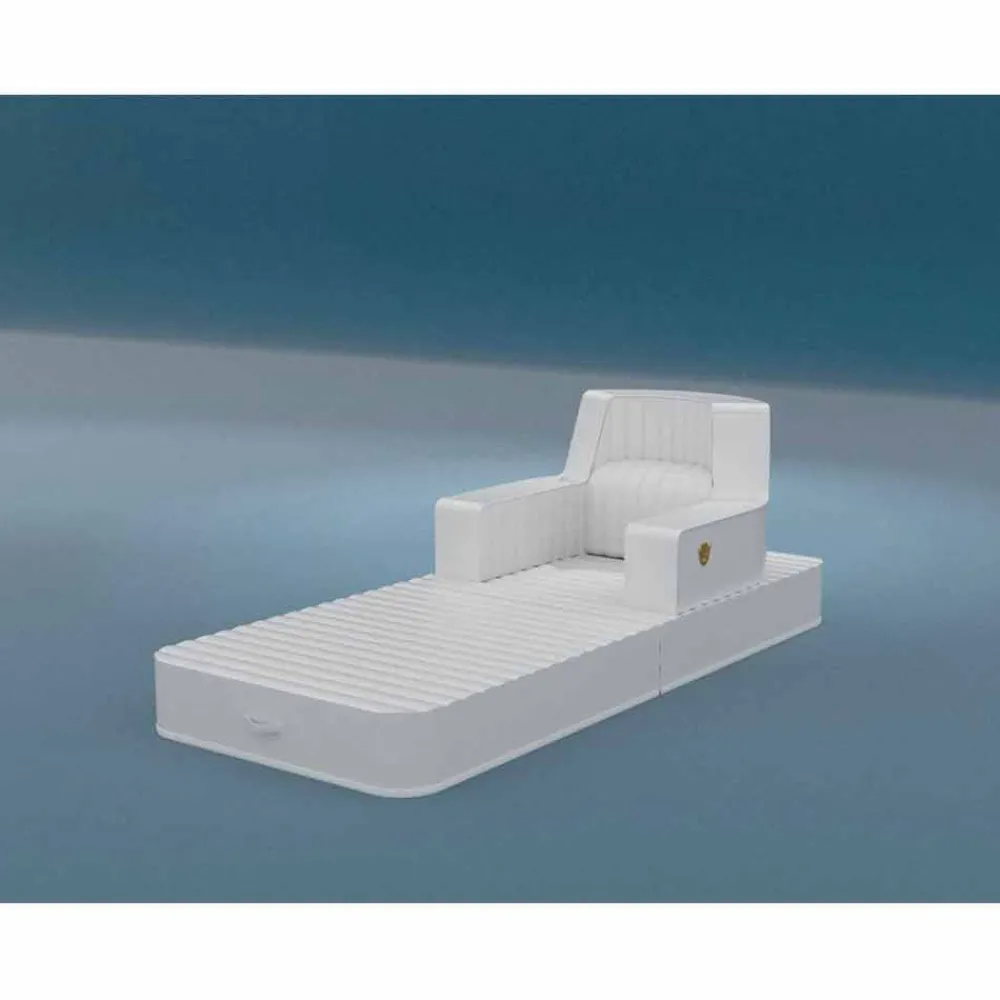 Trona Stoffsessel-Schwimmendes Design Loungesofa weiß Sit in Pool Model