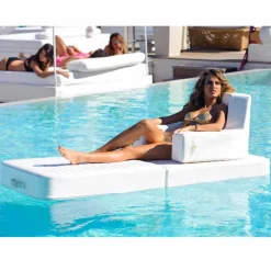Trona Stoffsessel-Schwimmendes Design Loungesofa weiß Sit in Pool Model