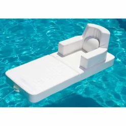 Trona Stoffsessel-Schwimmendes Design Loungesofa weiß Sit in Pool Model