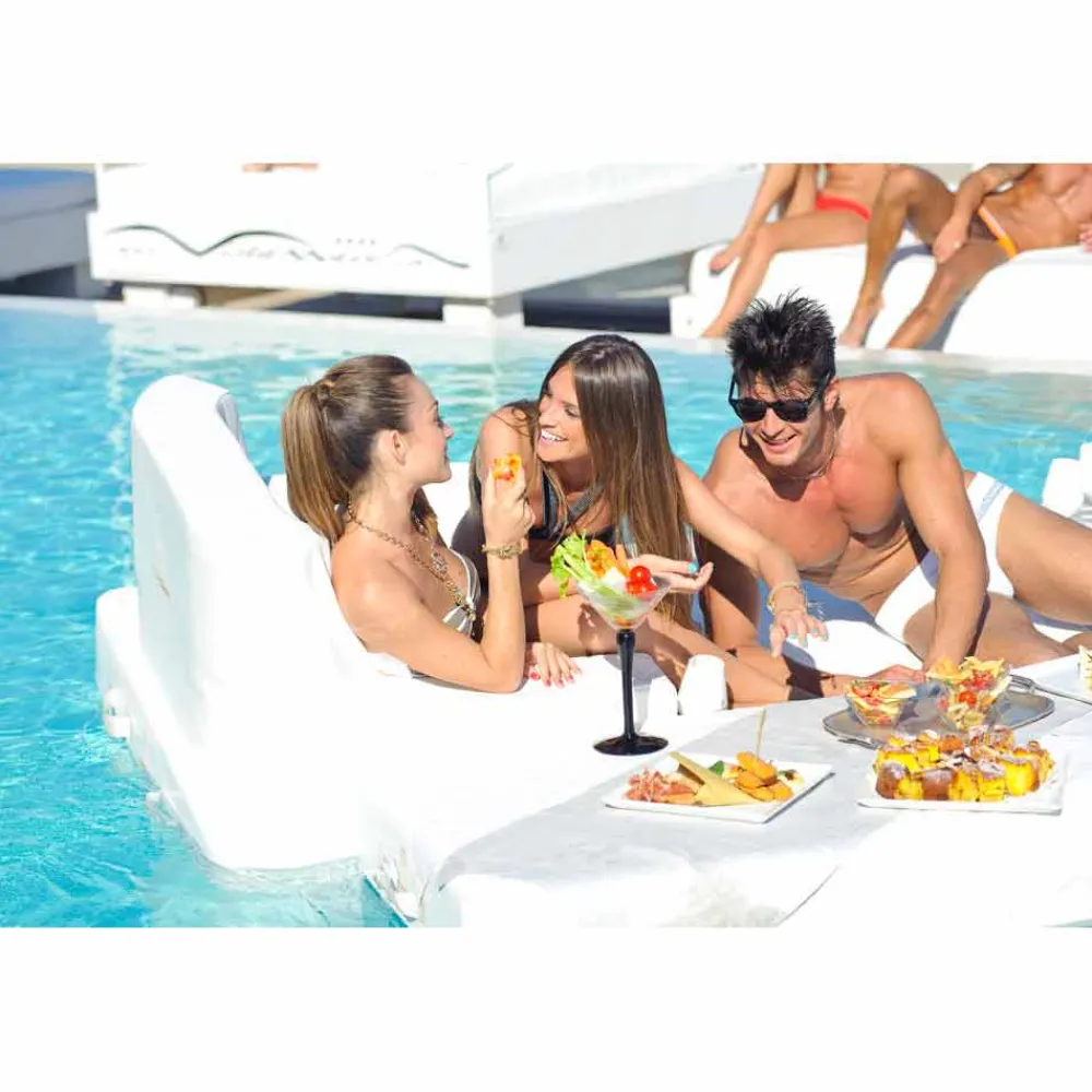 Trona Stoffsessel-Schwimmendes Loungesofa doppelte Sitzfläche Magnum Luxury