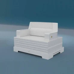 Trona Stoffsessel-Schwimmendes  Loungesofa mit doppelter Sitzfläche Magnum