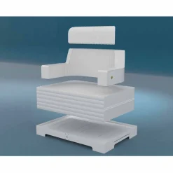 Trona Stoffsessel-Schwimmendes  Loungesofa mit doppelter Sitzfläche Magnum