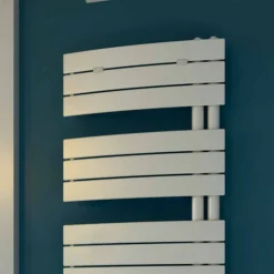 Scirocco H Handtuchheizkörper Elektrisch-Handtuchwärmer elektrisch aus weißem Stahl Sail