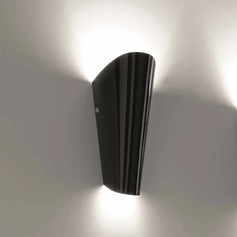 Selene Venezia Moderne Wandleuchten-Selene Bloom handgemachter Wandleuchter aus Glas, 12x11 H 28 cm, Italy