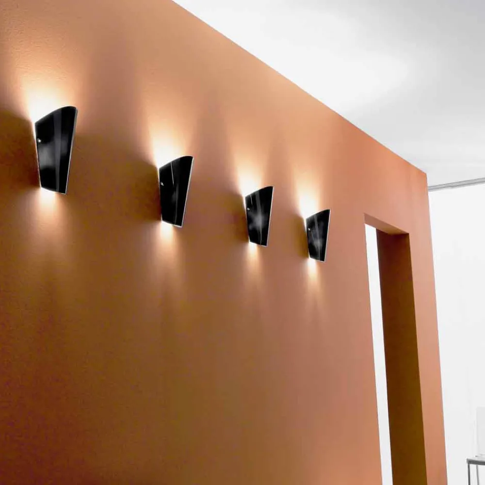 Selene Venezia Moderne Wandleuchten-Selene Bloom handgemachter Wandleuchter aus Glas, 12x11 H 28 cm, Italy