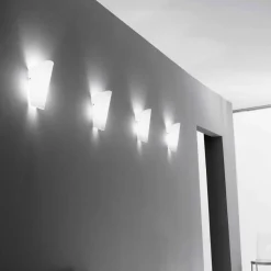 Selene Venezia Moderne Wandleuchten-Selene Bloom handgemachter Wandleuchter aus Glas, 12x11 H 28 cm, Italy