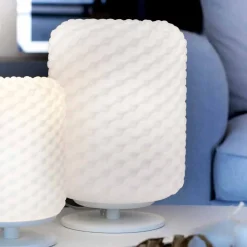 Selene Venezia Murano Lampen-Selene Domini Tischlampe Ø21 H30cm, geblasenes Glas, made in Italy