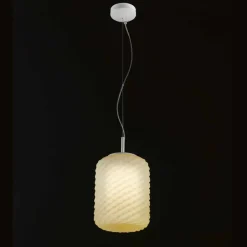 Selene Venezia Murano Lampen-Selene Domino Hängelampe aus geblasenem Glas, Ø21 H 27/140 cm