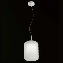 Selene Venezia Murano Lampen-Selene Domino Hängelampe aus geblasenem Glas, Ø21 H 27/140 cm