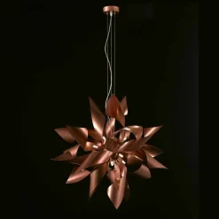 Selene Venezia Designer Pendelleuchten-Selene Ginger Hängelampe aus Metall made in Italy Ø80 H200cm