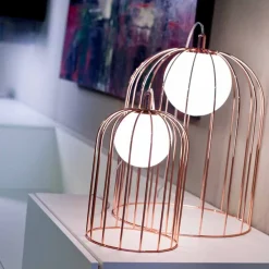 Selene Venezia Murano Lampen-Selene Kluvì moderne Tischlampe aus geblasenem Glas Ø33 H41cm