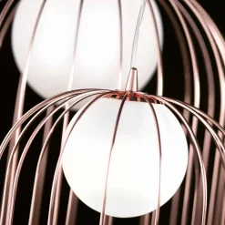 Selene Venezia Murano Lampen-Selene Kluvì Tischlampe aus geblasenem Glas, Design Ø54 H 70cm