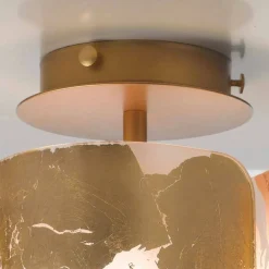 Selene Venezia Design Deckenleuchten-Selene Papiro Deckenlampe aus Kristall Ø15 H30cm, made in Italy