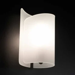 Selene Venezia Moderne Wandleuchten-Selene Papiro Wandleuchter aus Kristall, modernes Design made in Italy