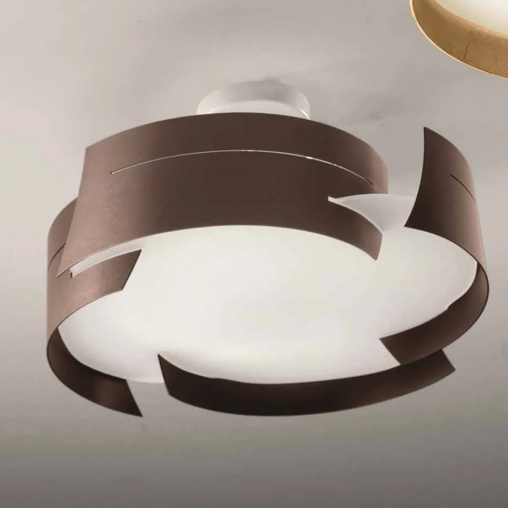 Selene Venezia Design Deckenleuchten-Selene Vultur Deckenlampe aus Stahl made in Italy Ø47 H 25cm