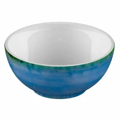 Viadurini Kitchen Becher Set Design-Service 6 Eisschalen und 2 Schalen aus farbigem Porzellan - Rurolo