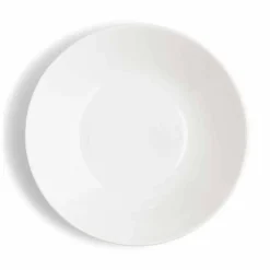 Viadurini Kitchen Geschirr Teller-Serviergeschirr Set 3 Stück Modernes Design aus weißem Porzellan - Malaga