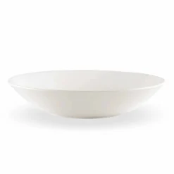 Viadurini Kitchen Geschirr Teller-Serviergeschirr Set 3 Stück Modernes Design aus weißem Porzellan - Malaga