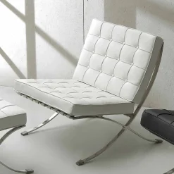 Viadurini Living Moderne Sessel-Sessel aus Kunstleder mit verchromten Gestell Morella